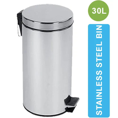 30l-Stainless Steel Dustbin