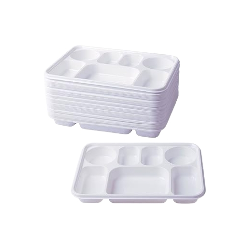 7-Compartment Plate – Disposable